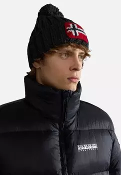Шапка SEMIURY Napapijri, цвет dark grey melange
