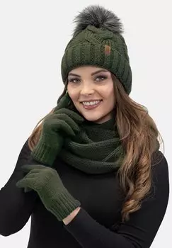 Шапка SET LOOP Vivisence, зеленый