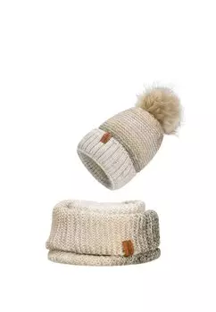 Шапка SET Relaks, бежевый