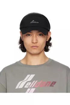 Шапка-шарф с принтом плюшевого мишки We11Done, черный