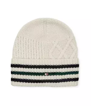 Шапка шерстяная Tommy Hilfiger, белый