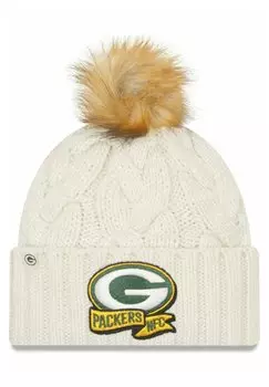Шапка SIDELINE BAY PACKERS New Era, цвет beige