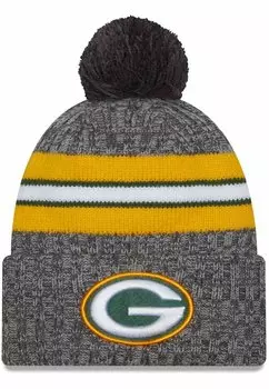 Шапка SIDELINE BAY PACKERS New Era, цвет grey