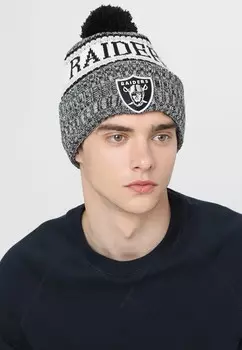 Шапка SIDELINE BOBBLE KNIT HOME New Era, черный