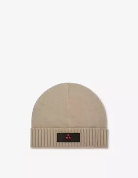 Шапка Silli с нашивкой-логотипом Peuterey, бежевый