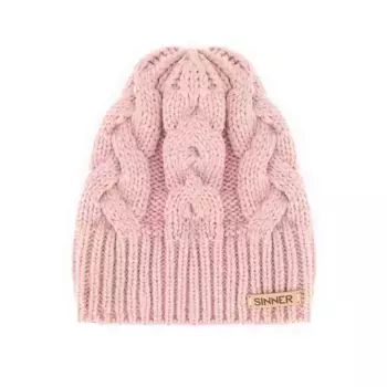 Шапка Sinner Cable, розовый