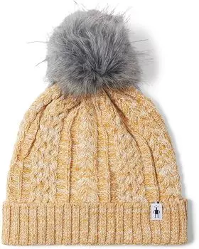 Шапка Smartwool Lodge Girl Beanie, цвет Honey Gold Heather