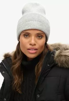 Шапка SOFT Superdry, светло-серый