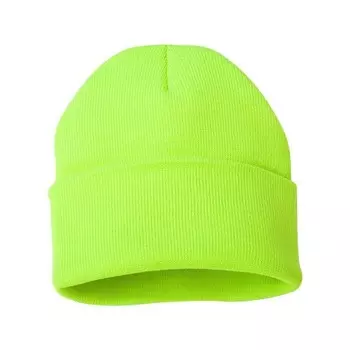 Шапка Sportsman Solid 12 с манжетами Sportsmans Supply, цвет Safety Yellow
