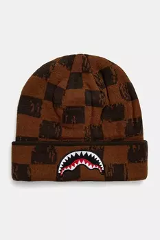 Шапка Sprayground, коричневый