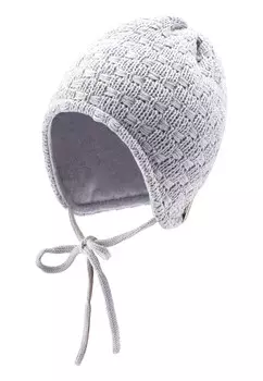 Шапка STERNTALER Beanie, серебристо-серый