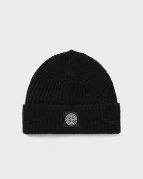 Шапка Stone Island Rws Geelong Wool Beanie, черный