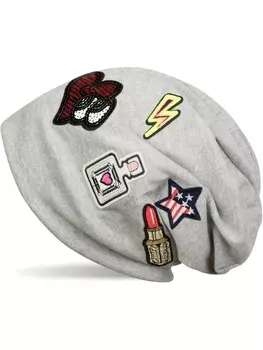 Шапка styleBREAKER, цвет hellgrau meliert