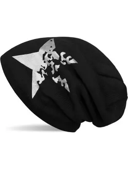 Шапка styleBREAKER Feinstrick, черный