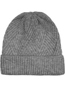 Шапка styleBREAKER Strick Mtze, серый