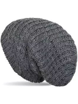 Шапка styleBREAKER Strick, серый