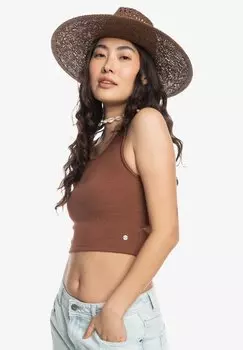 Шапка SUN ON THE BEACH Roxy, цвет brown