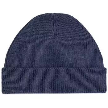 Шапка Sunspel X Nigel Cabourn Cotton Beanie, темно-синий