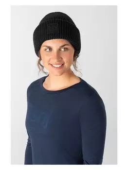 Шапка super.natural Beanie Krissini, черный