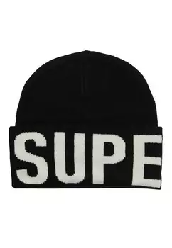 Шапка Superdry Beanie, черный