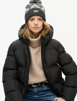 Шапка Superdry, серый