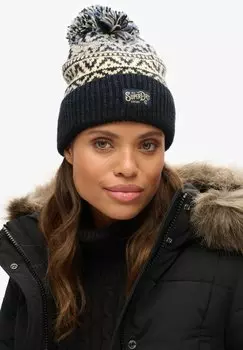 Шапка Superdry, синий