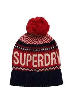 Шапка Superdry, синий