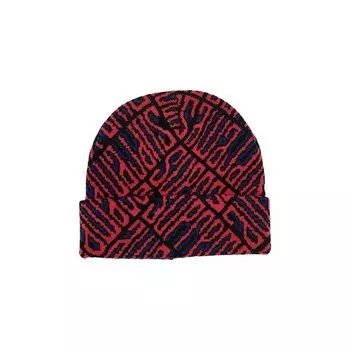 Шапка Supreme Funk Spellout Beanie, красный