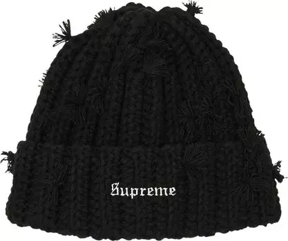 Шапка Supreme Hand Tied 'Black', черный