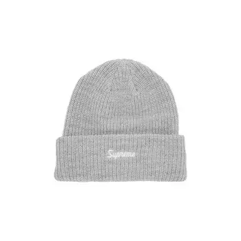 Шапка Supreme Loose Gauge Beanie, цвет Light Grey