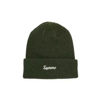 Шапка Supreme Loose Gauge Beanie, оливковый