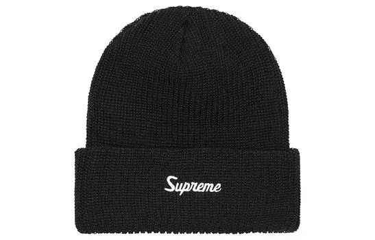 Шапка Supreme Loose Gauge с логотипом, черный