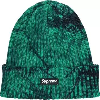 Шапка Supreme Overdyed 'Splatter Green', зеленый