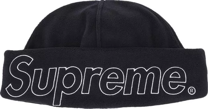 Шапка Supreme Polartec 'Black', черный
