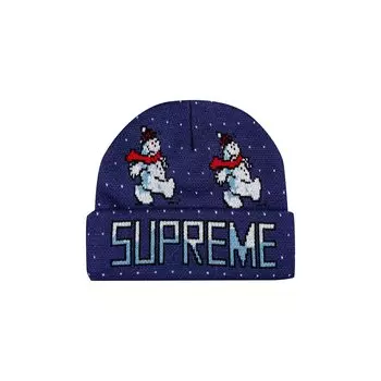 Шапка Supreme Snowman, темно-синяя