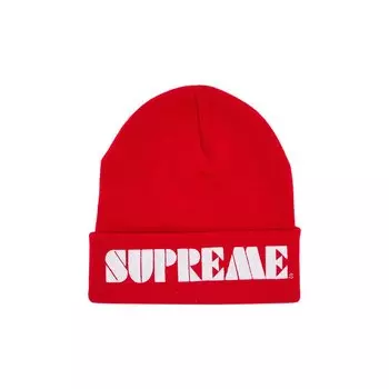 Шапка Supreme Stencil Beanie, красный