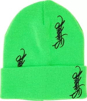 Шапка Supreme Tag 'Lime', зеленый