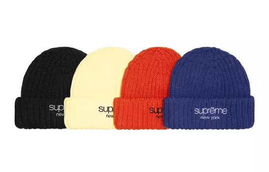 Шапка унисекс Supreme, желтый