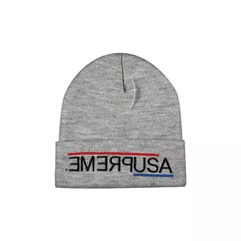 Шапка Supreme USA Heather Grey