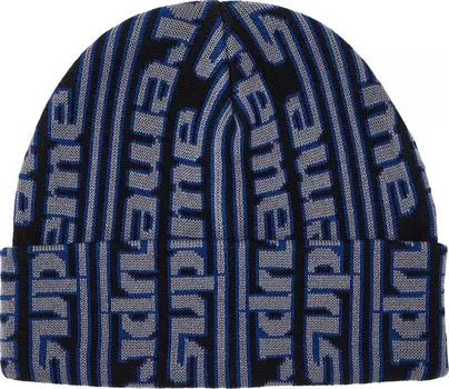 Шапка Supreme Vertical Logo 'Black', черный