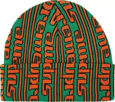 Шапка Supreme Vertical Logo 'Green', зеленый