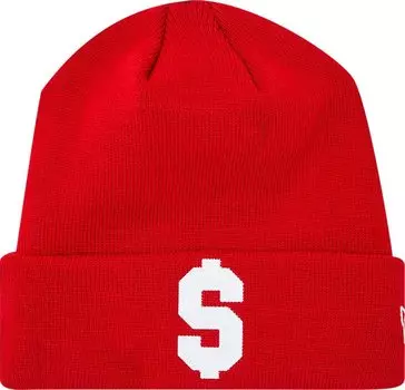 Шапка Supreme x New Era $ 'Red', красный