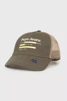 Шапка Taylor Pepe Jeans, зеленый