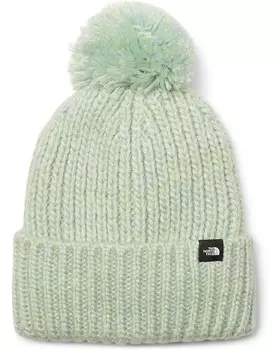 Шапка The North Face Kids Lined Cozy Chunky Beanie, цвет Muted Pine/Multi-color