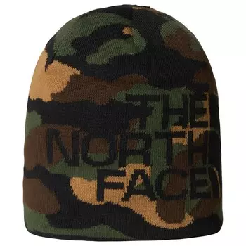 Шапка The North Face Reversible Highline Beanie, цвет TNF Black TNF Camo Print
