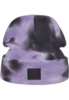 Шапка TIE DYE UNISEX Urban Classics, ультрафиолетовый/темно-серый