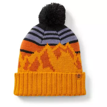 Шапка Timberland Mountain Jacquard Hat, цвет Chai Tea
