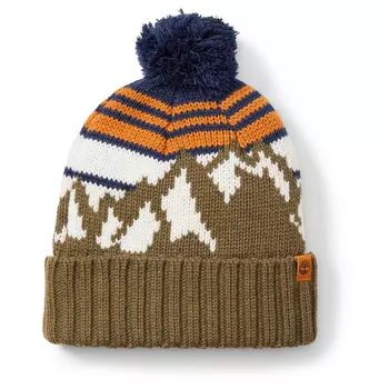 Шапка Timberland Mountain Jacquard Hat, цвет Leaf Green