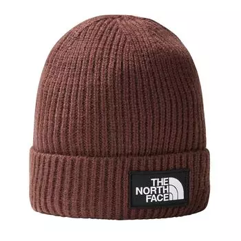 Шапка TNF LOGO BOX CUF BEANIE The North Face, цвет Braun