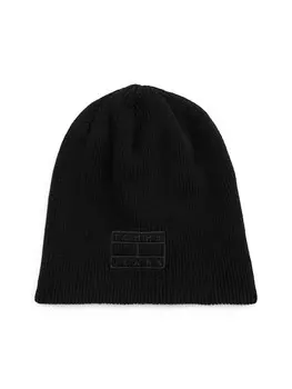 Шапка Tommy Jeans Beanie, черный